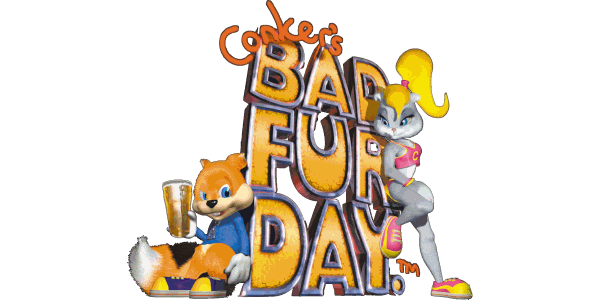 Conker's Bad Fur Day logo for Nintendo 64